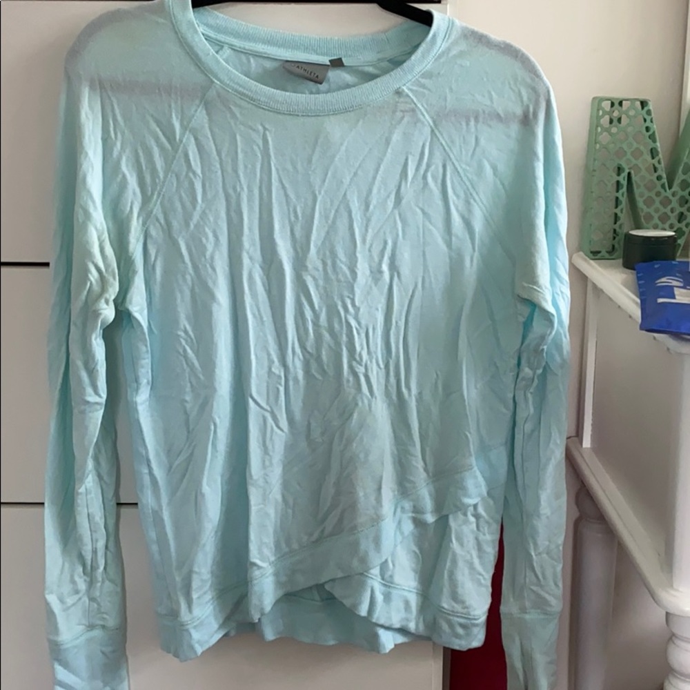 Athleta cross front sweater